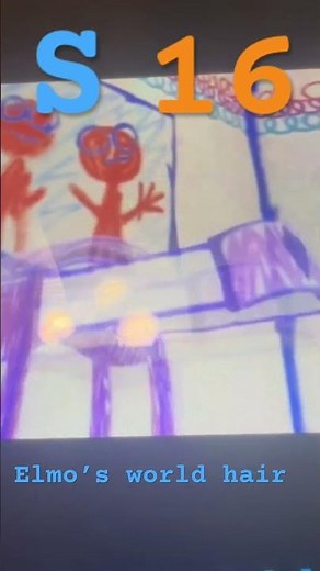 S 16 Elmo’s world hair 👩🧑👱🏻‍♀️