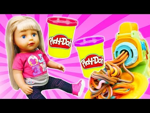 Disney princesses & Baby doll - Play-Doh videos for kids & girls' toys.