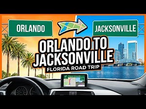 Driving from Orlando to Jacksonville, Florida (timelapse)