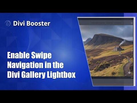 Enable Swipe Navigation in the Divi Gallery Lightbox
