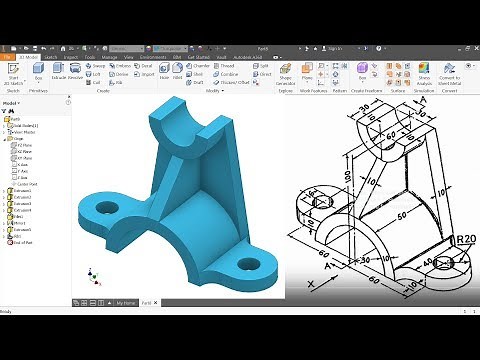 Autodesk inventor Tutorial for beginners Exercise 4