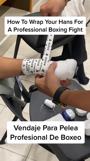 Professional Boxing Hand Wraps Tutorial