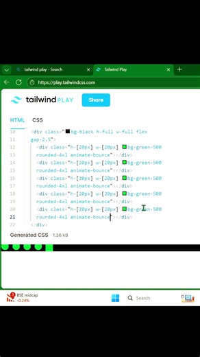 Stylish Loading Animation in Tailwind CSS 🔥 | Easy Tutorial #shorts #ytshorts #youtubeshorts