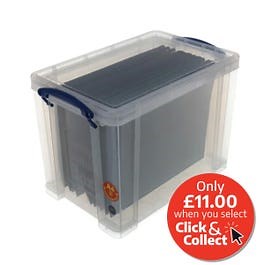 Really Useful Storage Box 19 Litre with 10 Files