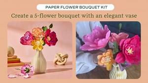 Lifelines FlowCrafts, Cord-Wrapped Planters - Create 2 Unique Planters with Cords in Multi-Colors, Leather Accents, Faux Plant Stems & Decorative Stones - Sensory Arts & Crafts Kit for Teens & Adults