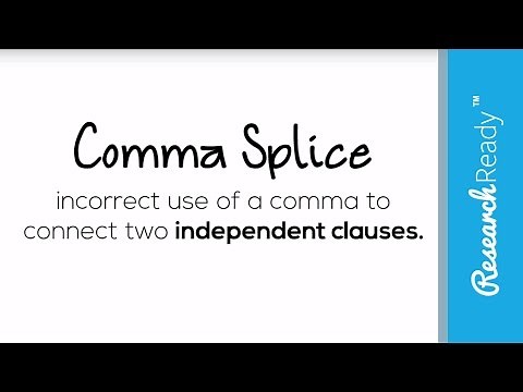 Comma Splices Explained