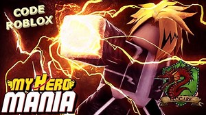 Roblox : Code My Hero Mania