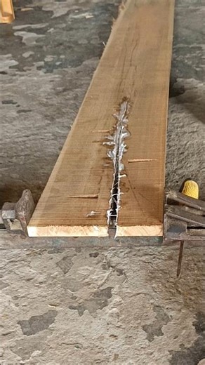 Wood Cracked? See How to Fix It Easily! #shorts #woodrepairing