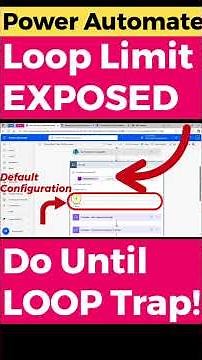 Power Automate Do Until Loop Hidden Limits | Don’t Let Your Flow Fail! #shorts