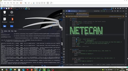 The NetScanner tool is a lightweight, Python-based my own I create as myself network scanning utility designed to discover all devices connected to your local network. It detects and displays the IP… | Janarthanan Nakenthirakumar