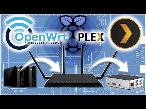Plex how to use USB drives plugged into OpenWRT Router