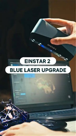 Blue Laser Scanning with EinStar 2