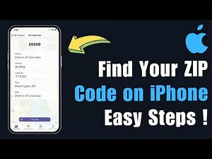 How to Find Your ZIP Code on iPhone !