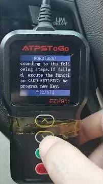 ATPSTOGO EZK911 Key Fob Programmer for 2019 Ford Edge add key (All keys lost situation)