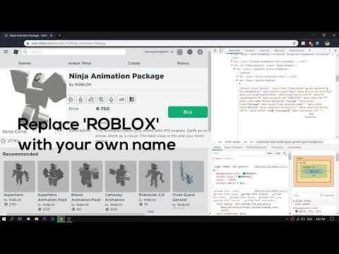 How to get ninja animation for free!! Roblox Working 2020