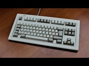 IBM Space Saving Keyboard "SSK" Model M review (IBM buckling spring)