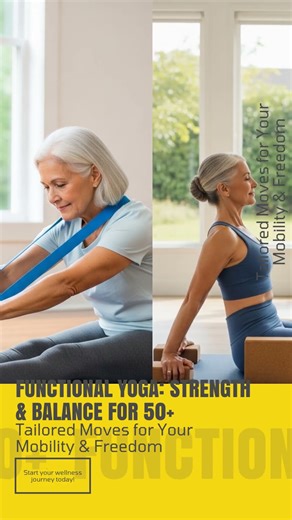 Functional Yoga: Strength & Balance for 50+