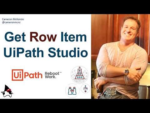 UiPath Get Row Item Example