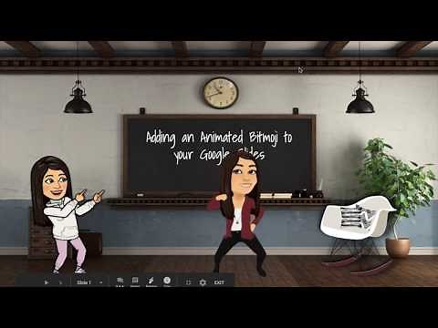 Animated 3D Bitmoji for Google Slides
