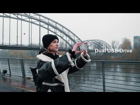 Verbatim Dual USB Drive - Save your photos while out and about.
