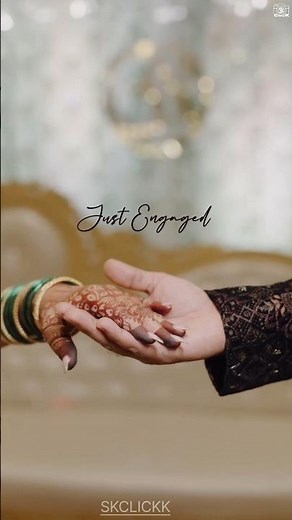 Engagement creative shoot // Just Engaged Magic! 💍✨ | Viral Engagement Momen