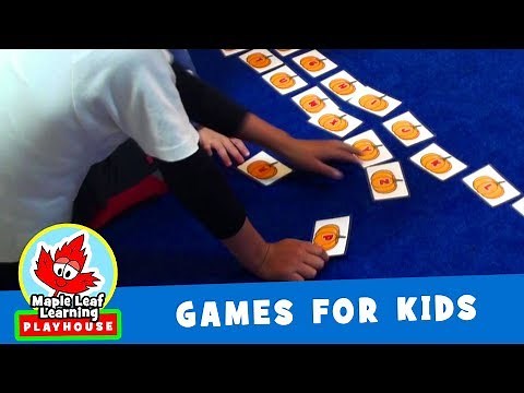 Pumpkin Alphabet Matching Game for Kids | Maple Leaf Learning Playhouse