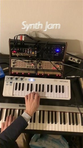 Synth and Rhodes Jam / Korg Volca #synth #Rhodes