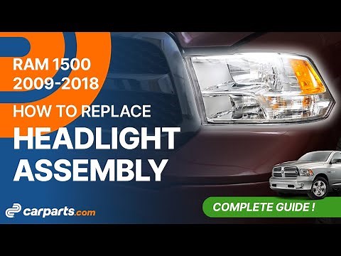 How to replace the Headlight Assembly 2009-2018 Dodge RAM 1500 🚗