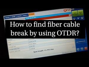 How to use OTDR ? How to check OTDR trace?