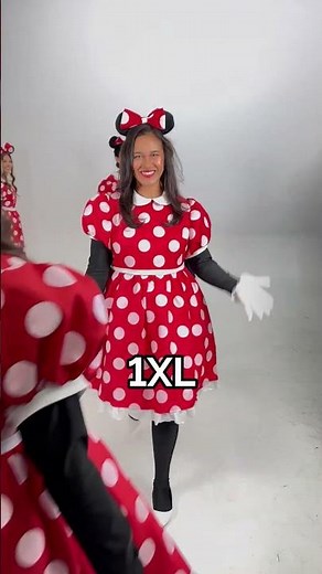 ALL Sizes of our Disney Minnie Mouse Halloween Costume