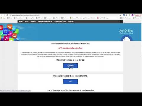 Apk downloader to search, download, upload and run any Android APK by ApkOnline.net