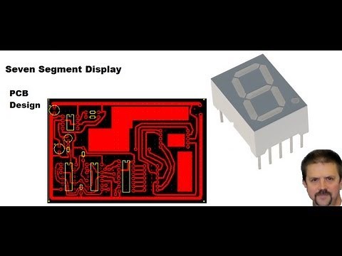 Seven Segment Display on PCB