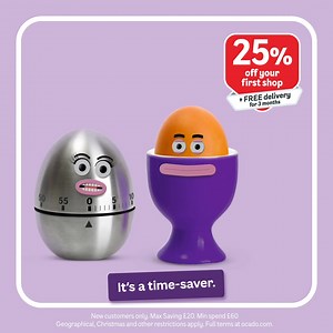 With 25% off your first shop and delivery slots that fit around your life, there's an Ocado just for you. | Ocado | Facebook