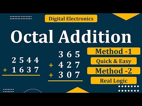 Octal Addition | How to do addition of octal number | Number System
