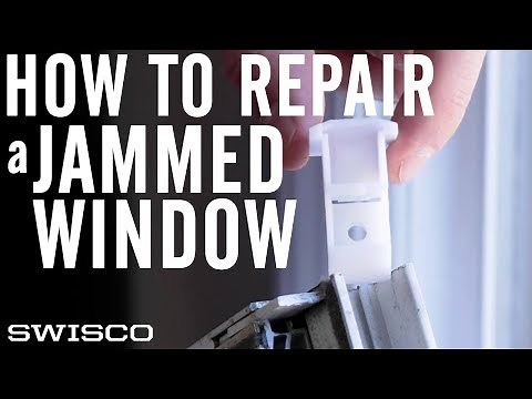 How to Repair a Jammed Window