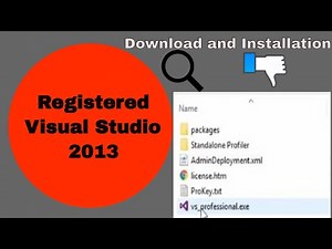 How to download and Install Visual Studio 2013 free (Fully Registered)