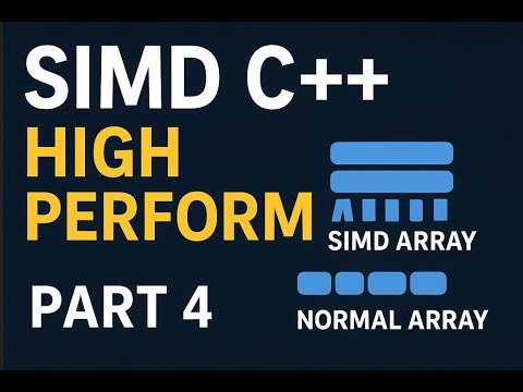 C++ SIMD Part 4 Generic Initialization C++ (_mm256_setr_ps, _mm256_setr_epi32)