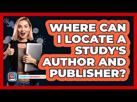 Where Can I Locate A Study's Author And Publisher?