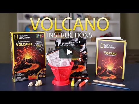 NATIONAL GEOGRAPHIC | Build Your Own Volcano (instructions)