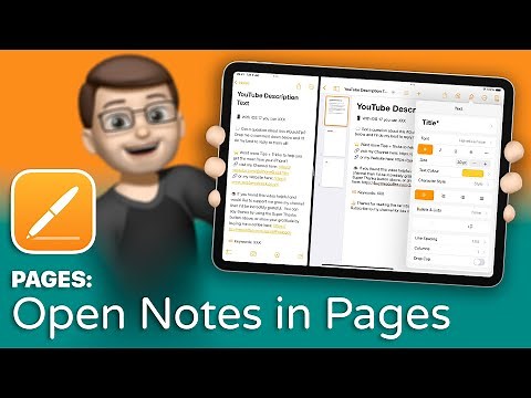 How to Open and Edit your Notes in the Pages App on iPad