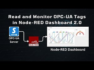 Read and Monitor OPC-UA Tags in Node-RED Dashboard 2.0