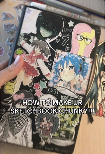 How to Create a Chunky Sketchbook Tutorial