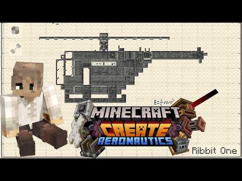 My first Helicopter in Create: Aeronautics! | Ribbit One