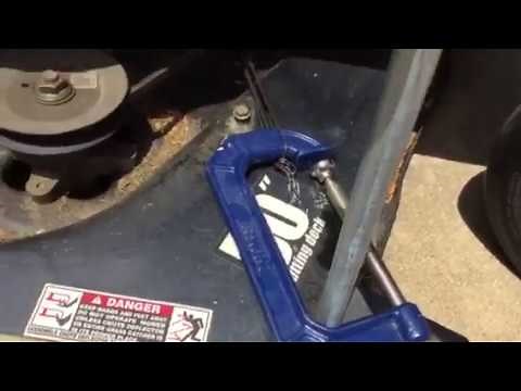 Attaching Mower Deck Spring