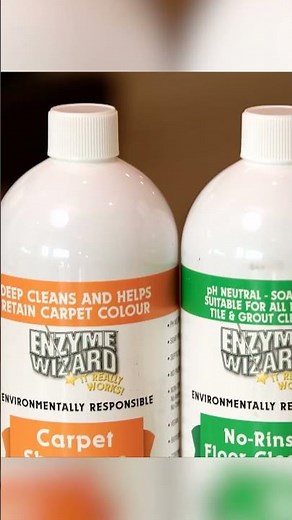 How do enzyme wizard cleaning products work?