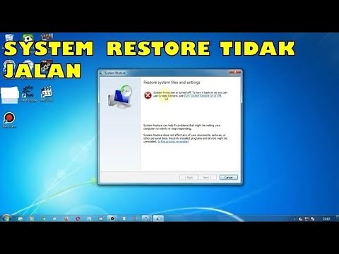 How to Fix Windows 7 System Restore Not Opening / Fix No Restore Point