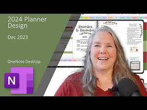 2024 OneNote planner design