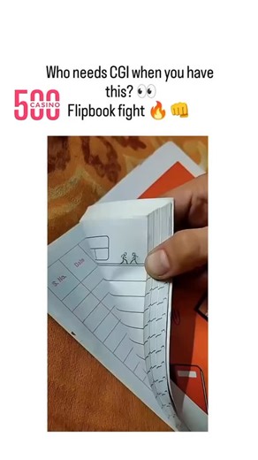 mindvlo_ing on Instagram: "This instagram reel showcases a creative flipbook animation made from a notebook, where hand-drawn stick figures engage in a fight sequence, demonstrating a low-tech yet effective animation technique that predates digital CGI. - Flipbook animation, a traditional method where sequential images are drawn on the corners of paper pages and flipped rapidly to create motion, has historical significance in the development of animation, with early examples dating back to the 1