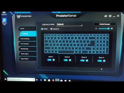 How to Change Aser Predator Laptop Keyboard Light