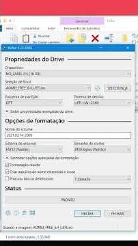 Como criar pen drive de boot com Rufus e imagem ISO #shorts #rufus #ISO #boot